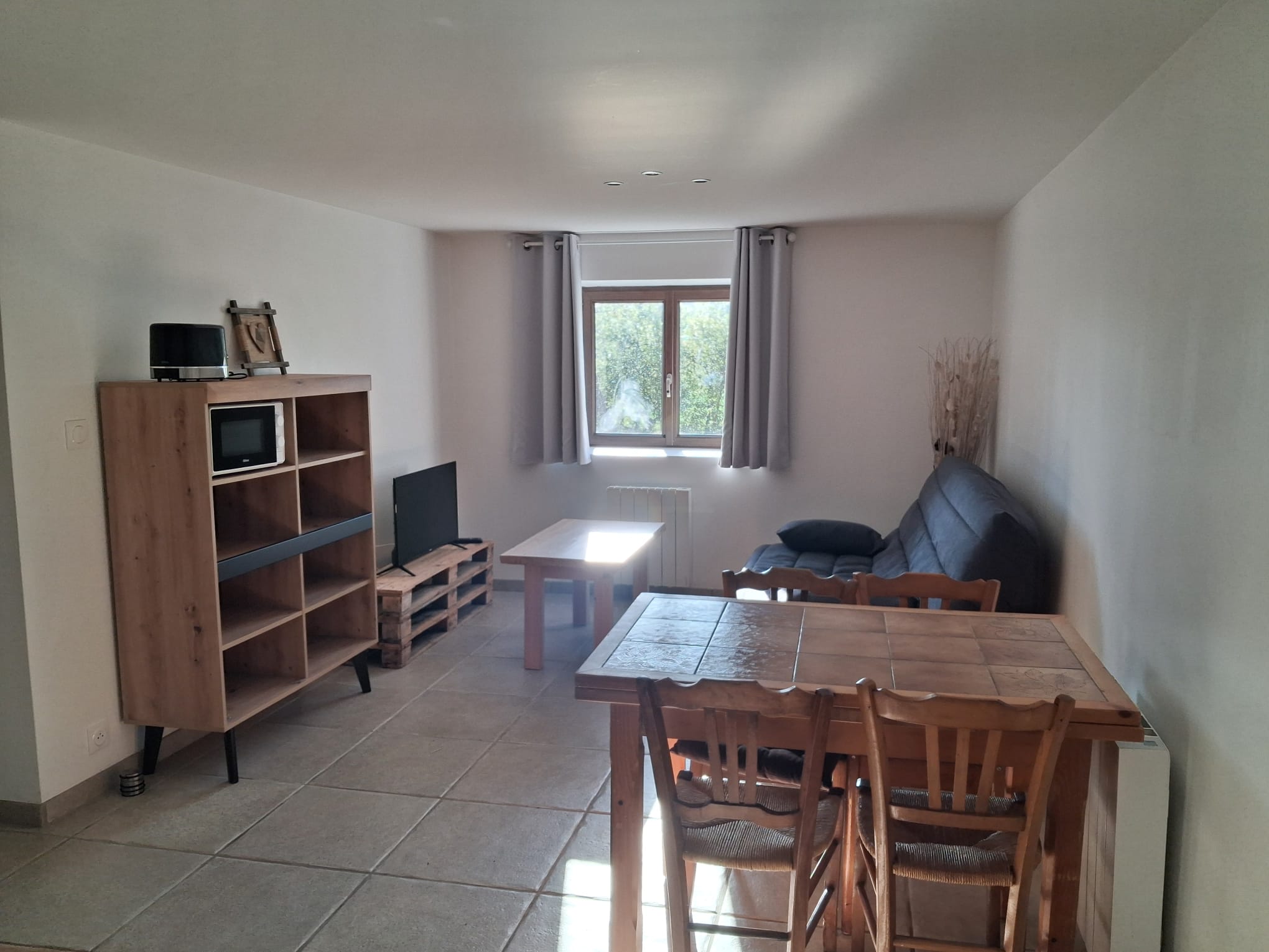 Salon du gîte La Huppe Fasciée